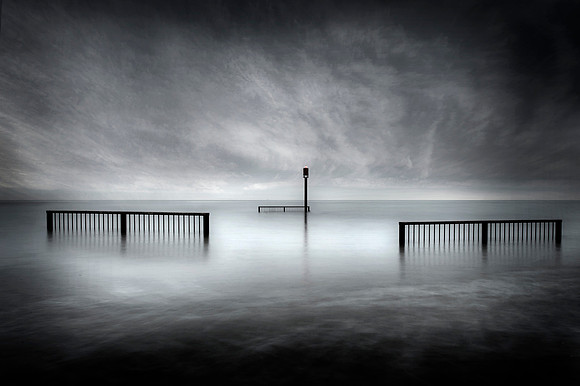 Sky over the jetty