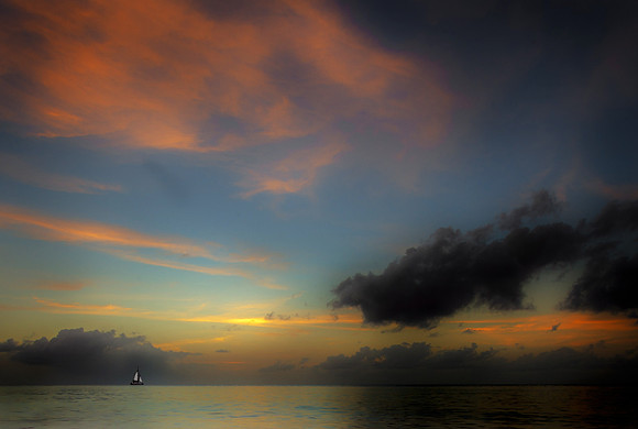 sailing by